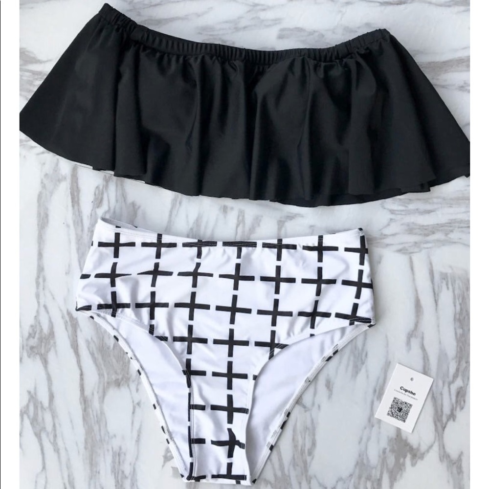 High waisted two piece